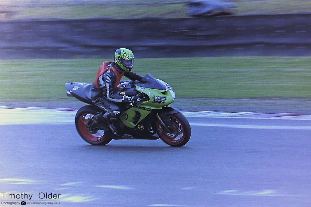 35mm Print of Brands Hatch Motorbike Testing