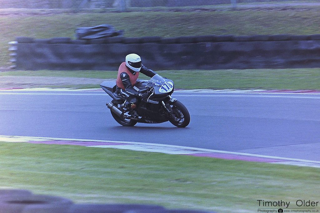 35mm Print of Brands Hatch Motorbike Testing