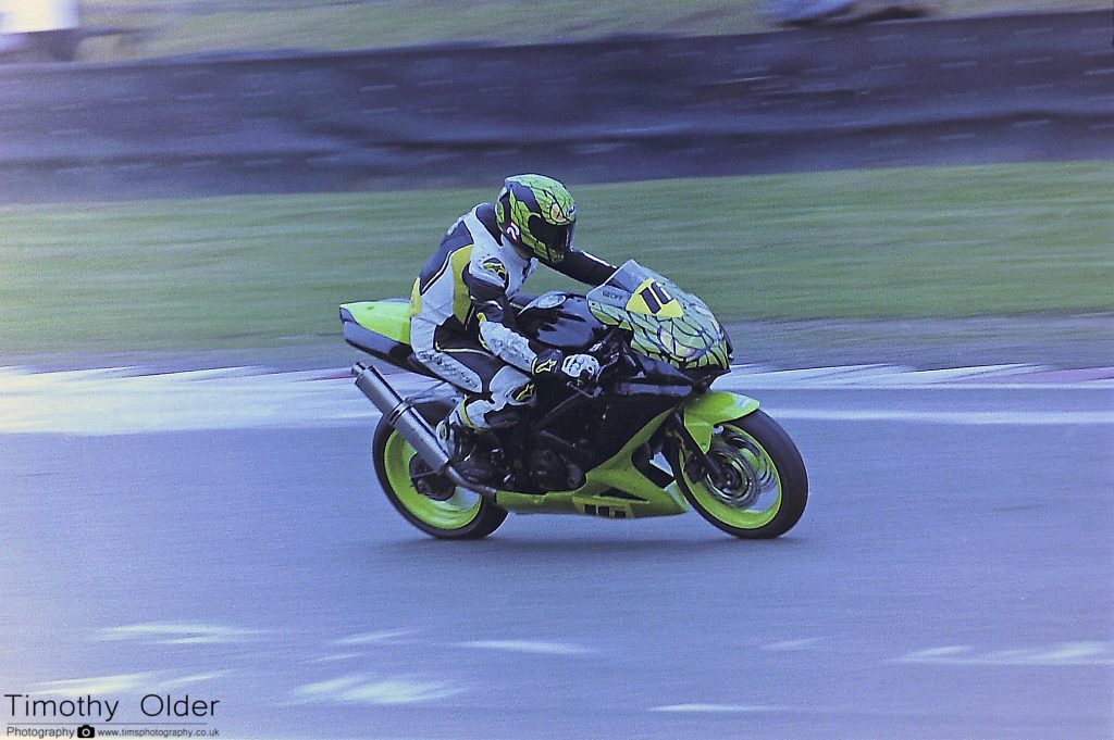 35mm Print of Brands Hatch Motorbike Testing