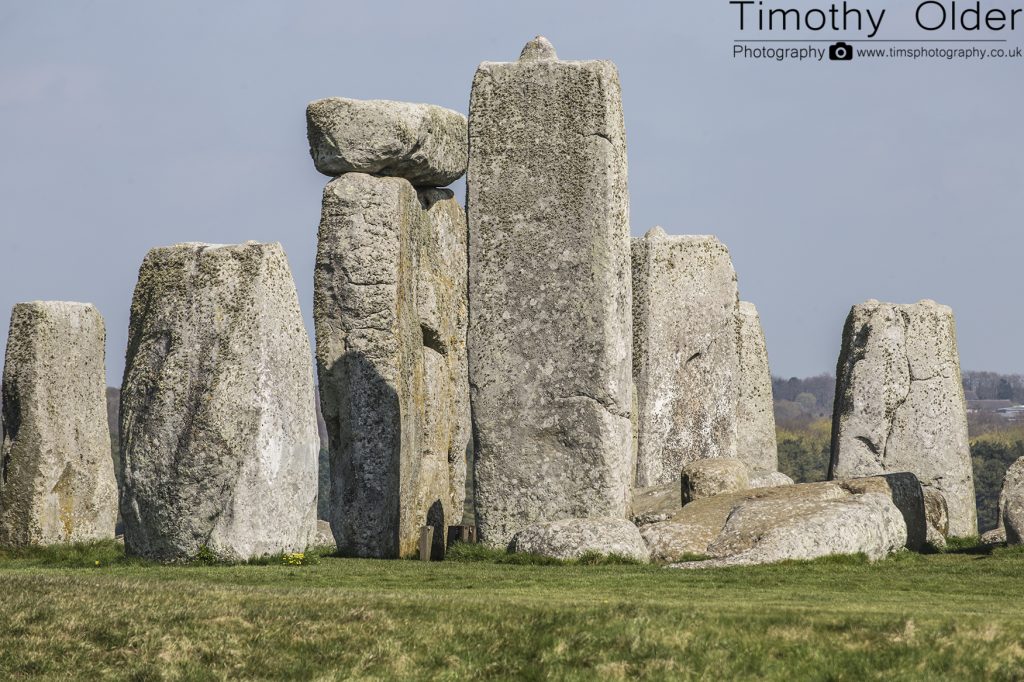 A closer view of the Stonehenge Stones