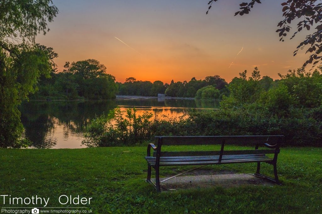 Moat Park, Maidstone. Low Light Photography.