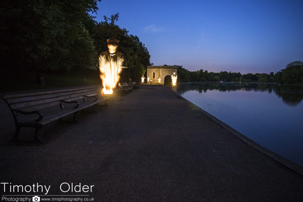 Moat Park, Maidstone. Low Light Photography.